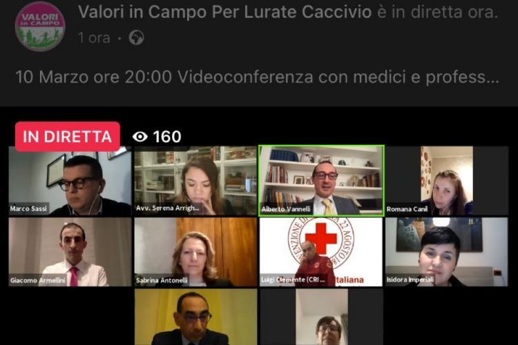 Coronavirus, conferenza organizzata dal gruppo “Valori in Campo”