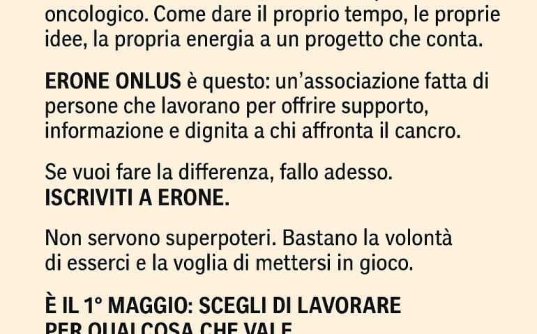ISCRIVITI A ERONE ONLUS 2025